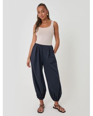 Threadbare Balloon Pants With Pockets - Blue