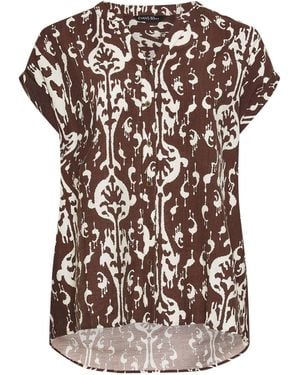 Evans Notch Neck Shirt - Brown
