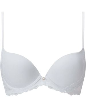 Ann Summers Ann Summers Plunge Sexy Lace Smoothing Plunge Bra - White