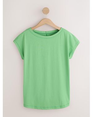 Next Grown On Cap Sleeve T-Shirt - Green