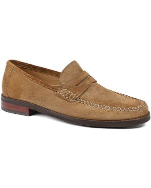 Jones Bootmaker Quennell Leather Penny Loafers - Brown