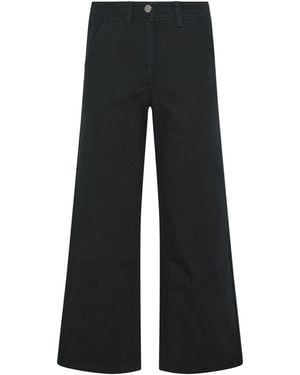 M Com Petite Wide Leg Jeans - Black