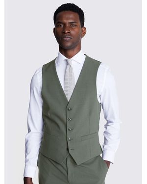 DKNY Sage Sage Slim Fit Waistcoat - Green
