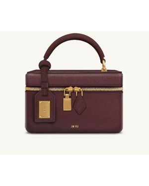 JW PEI Cleo Box Shape Top Handle Bag - Purple