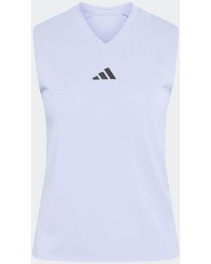 adidas Lilac Climacool Tennis Match Pro Tank - Blue