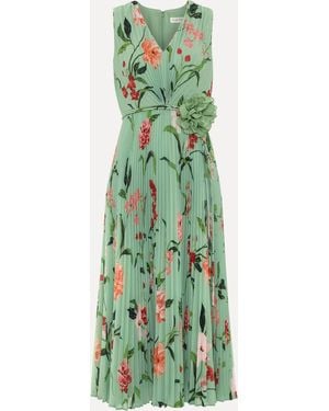 Phase Eight Petite Simara Floral Dress - Green