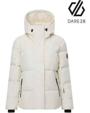 Dare 2b Allure Waterproof Ski Jacket - White