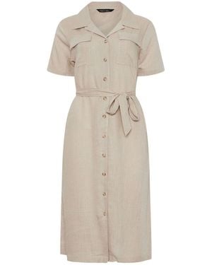 M Com Hemdkleid - Natur