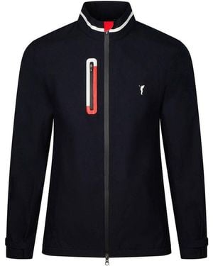 Golfino Himmerland Waterproof Golf Rain Jacket - Blue