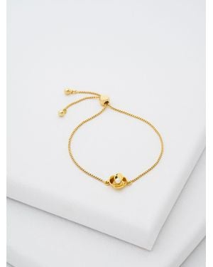 Ted Baker Tone Florie Pearl Flower Verstellbares Armbandeinheitsgröße - Weiß