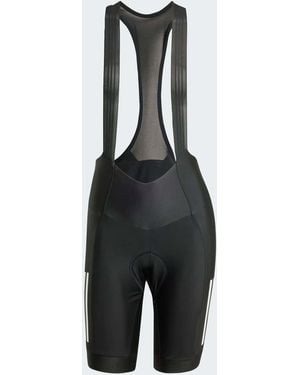 adidas Essentials 3-Stripes Padded Cycling Bib Shorts - Black