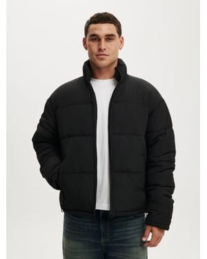 Cotton On Cotton On Jet Puffer Jacket - Black