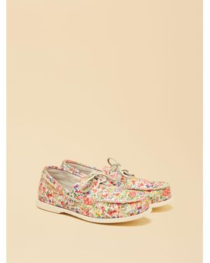 Joules X Chatham Jetty Deck Shoes - Natural
