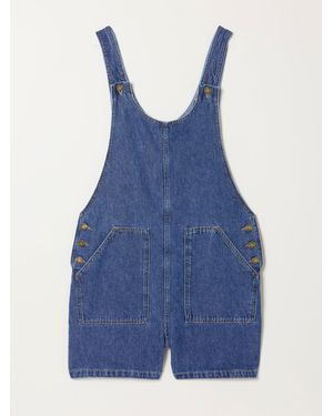 FatFace Fatface Raffles Denim Short Dungaree - Blue