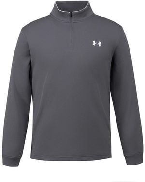 Under Armour Ua Matchplay Quarter Zip Sweatshirt - Gray