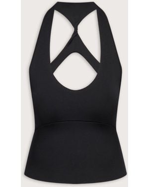 Tala Sculpt Seamless Twist Front Vest - Black