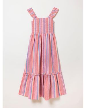 FatFace Fatface Eva Petite Midi Dress - Pink