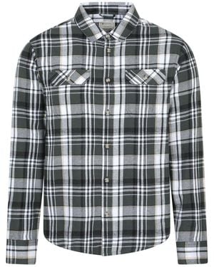 Mountain Warehouse Trace Langärmeliges Flanellhemd Für Herren - Grau