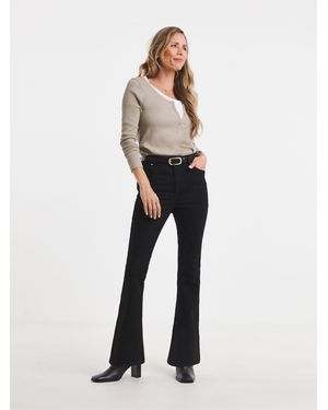 JD Williams Authentic Flared Jeans - White