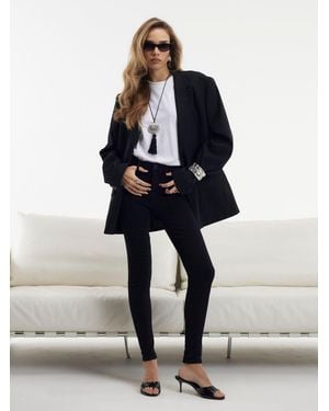 River Island Mid Rise Sculpt Skinny Fit Jeans - Black