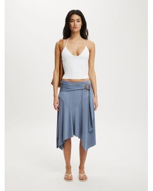 Cotton On Sandy Midi Skirt - Blue