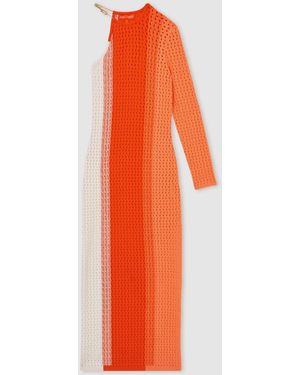 Reiss Rena Dressxlarge - Orange