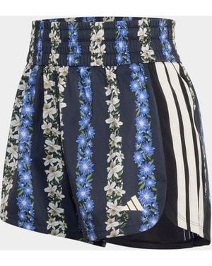 adidas X Farm Rio Floral Training Shorts - Blue
