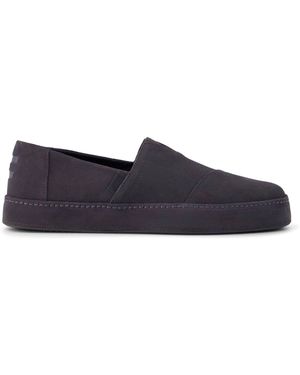 TOMS Alpargata Premium Slip On Shoes - Blue