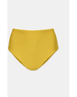 Mint Velvet High Waist Tummy Control Briefs - Yellow