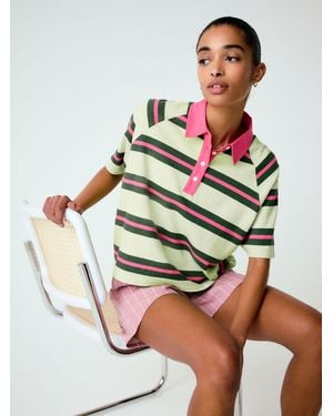 Next Short Sleeve Collared Rugby Polo Top - Multicolor