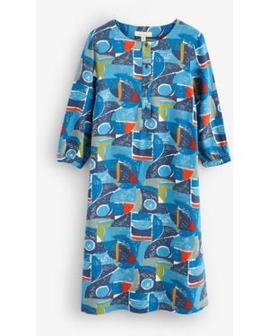 Seasalt Cornwall Sea Call A-Line Dress - Blau