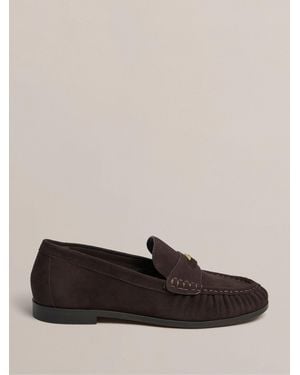 Hobbs Alana Suede Loafers - Multicolor