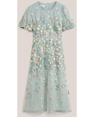 Hobbs Audra Dress - Green