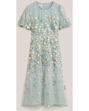 Hobbs Audra Dress - Green