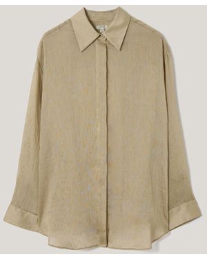 Jigsaw Textured Cocoon Shirt - Natural