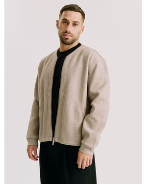 Kem Collection Collarless Jacket - Natural
