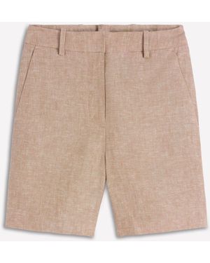 Boden Belgravia Linen Shorts - Natural
