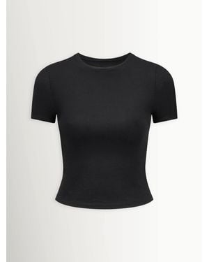 Tala 365 Rib Short Sleeve T-Shirt - Black