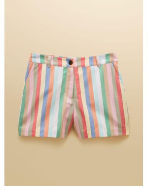 Joules Buttoned Tailored Shorts - Multicolor