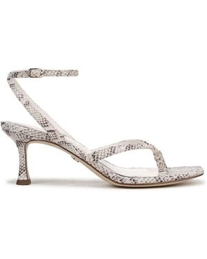 Sam Edelman Sam Edelman Pax Regular Fit Toe Post Strappy Sandals - White