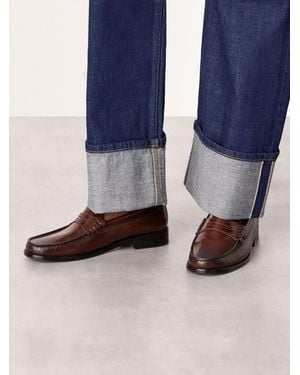 Whistles Manny Slim Loafers - Blue