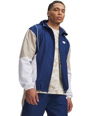 Under Armour Rival Woven Colorblock Jacket - Blue