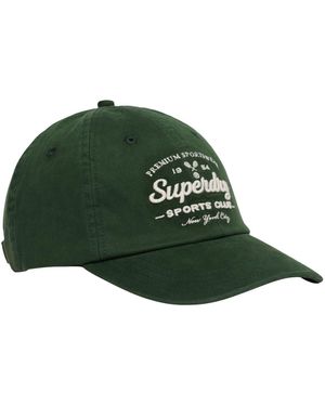 Superdry Vintage Club Baseball Cap - Green