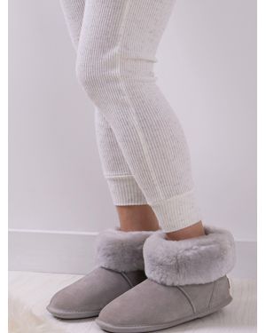 Just Sheepskin Ladies Albery Sheepskin Slipper - Purple