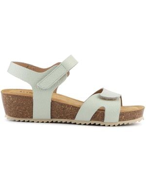 Jones Bootmaker Jones Bootmaker Mint Joanie Leather Sandals - White
