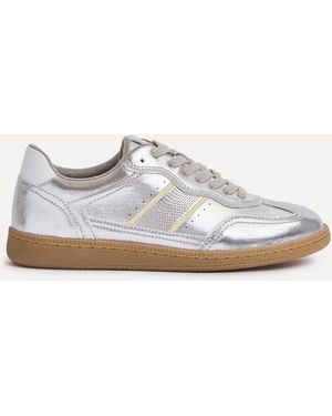 Linzi Vortex Slim Side Panel Sneakers - White