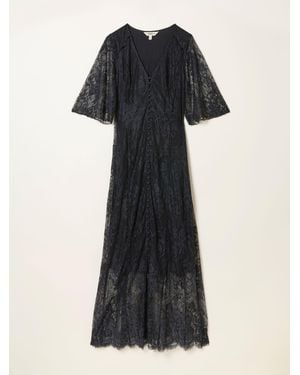 FatFace Fatface Alanna Lace Midi Dress - Black