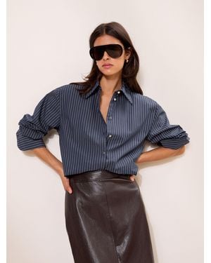 Lipsy Popeline-Hemd - Blau