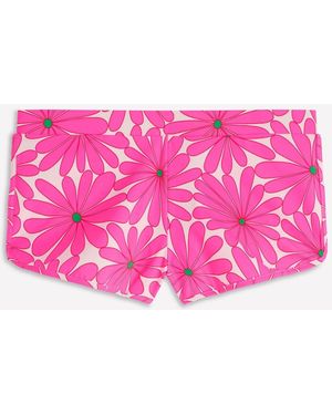 Boden Rash Guard Swim Shorts - Pink