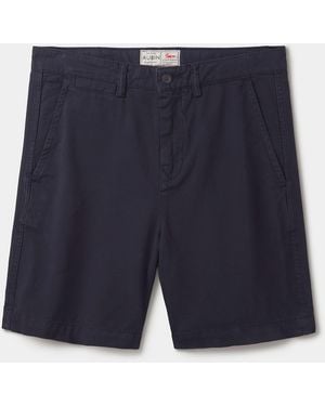 aubi Stamford Chino Shorts - Blue